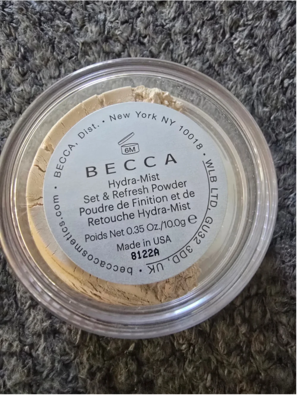 Women's BECCA Hydra-Mist Set & Refresh Powder, One Size, Beige sealed New